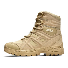 (Sandy, UK 7 / EU 41) Mens Boots Combat Military Tactical Army Shoes Resistant Hiking Walking Outdoor