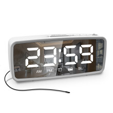 RGB Color Changing Alarm Clock Featuring Customizable Brightness Display, Digital Dual Alarm Clock Compact Bedroom Clock For Modern Living Spaces