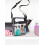 Borsa trasparente multiuso approvata per lo stadio per donne e uomini, borsa in PVC trasparente alla moda, versatile, resistente all'acqua e robusta 3