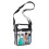 Borsa trasparente multiuso approvata per lo stadio per donne e uomini, borsa in PVC trasparente alla moda, versatile, resistente all'acqua e robusta 4