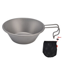 Titanium Sierra-kop med målelinjer, robust håndtag, håndværksmæssig kvalitet, sandblæst finish, fremstillet i Japan, let og holdbar til