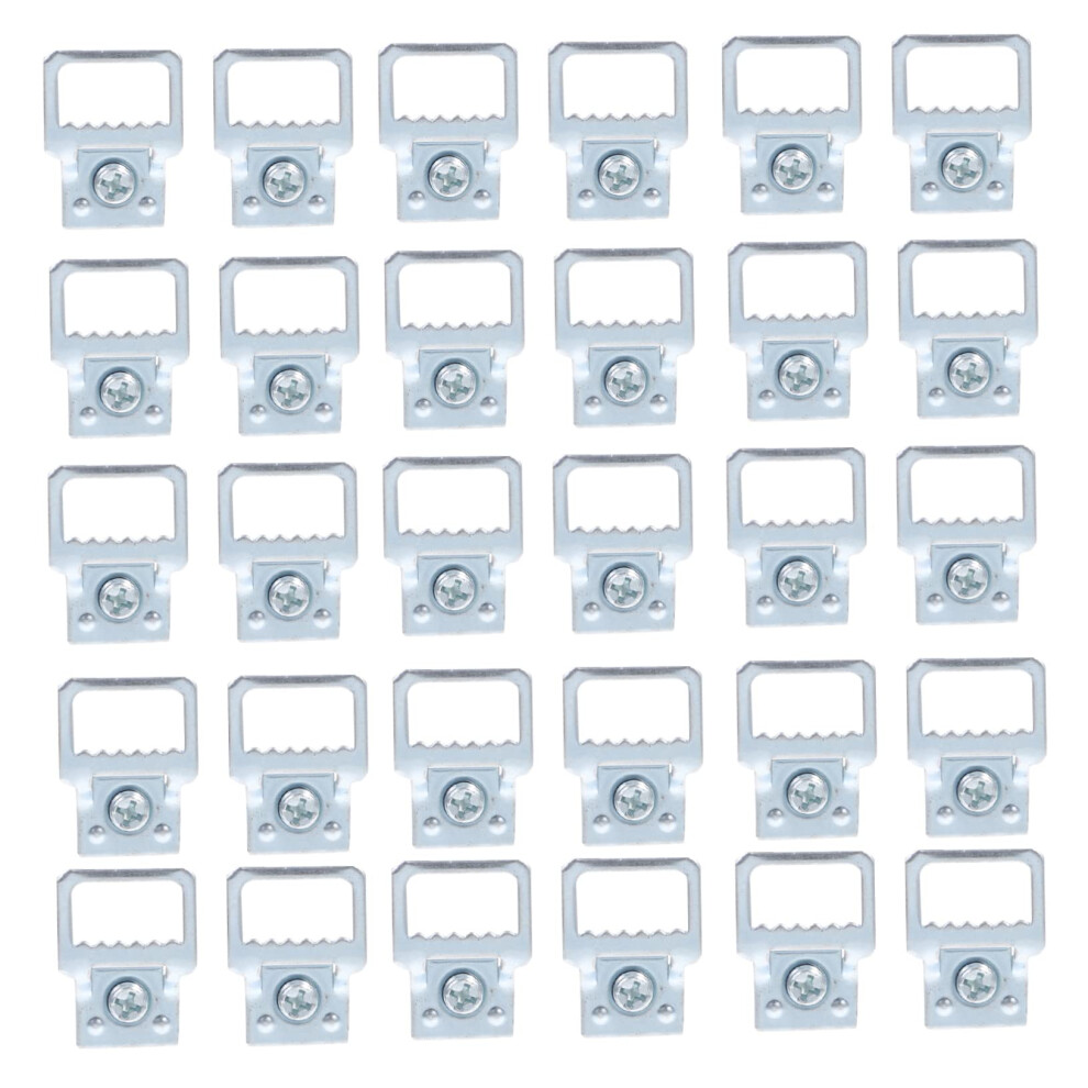 50Pcs Picture Frame Hooks Keyhole Hangers For Wall Mounting Photos Artwork Dã©Cor 9044945847307