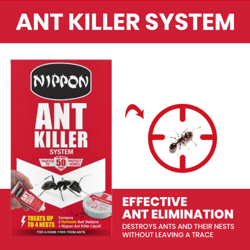 Vitax Nippon Ant Killer Kit Powder + 750ml Spray 1