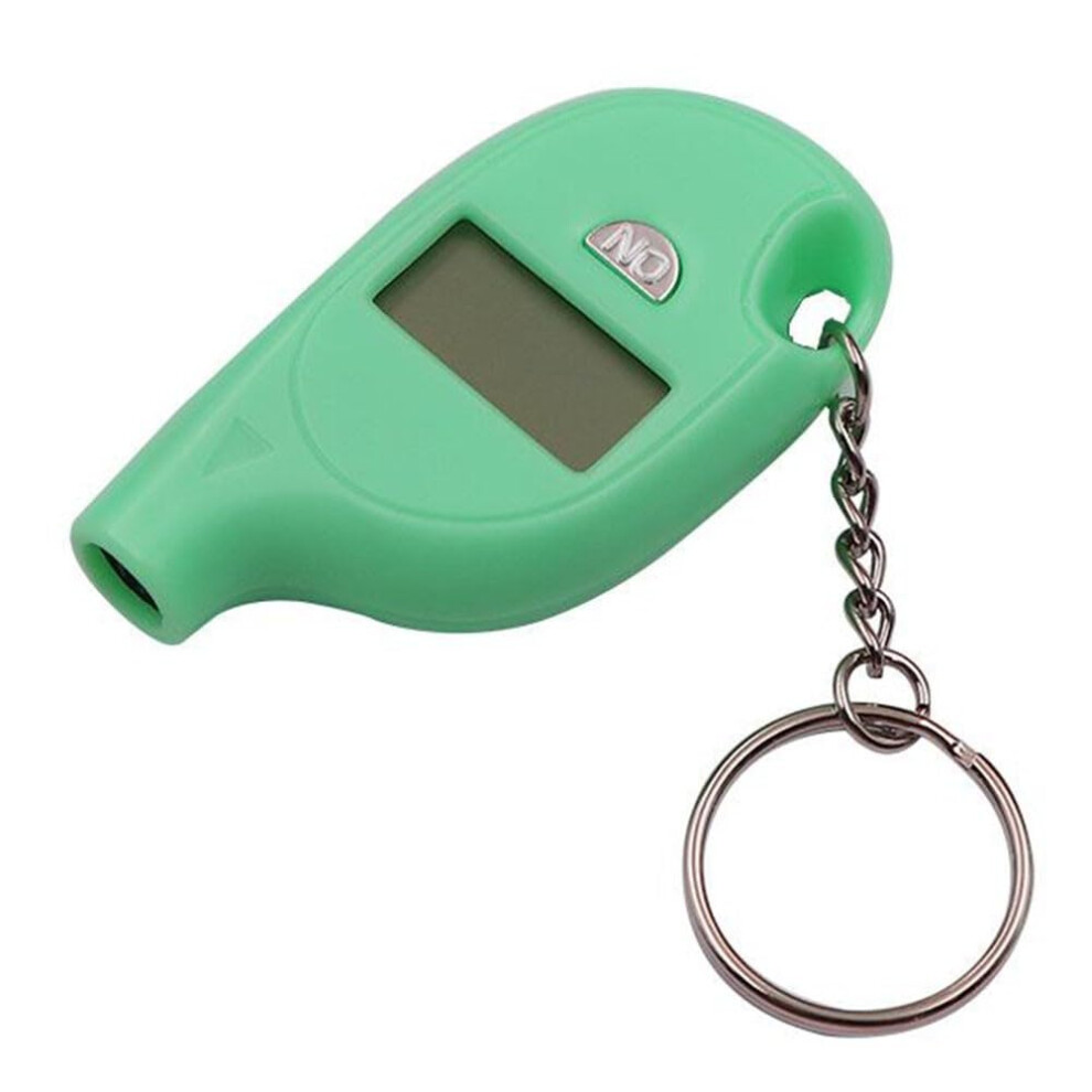 Digital Tire Pressure Gauge With Lcd Display And Keychain For Car Psi Kpa Bar Cmâ² Black/Green 9099447659224