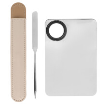 Facial Mixing Stick Stainless Steel Makeup Tool For Nail Art Stirring Professional Design Ergonomic Handle Portable And Convenient Reusable Durable