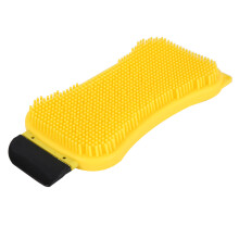 Esponja de cozinha eficiente para lavar louça, sua parceira ideal para manter a cozinha impecável, combinando silicone não poroso com um design