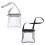 Transparent Design Clear Bag, Stadium Approved Waterproof Material Tpu For Quick Security Access 4