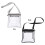 Transparent Design Clear Bag, Stadium Approved Waterproof Material Tpu For Quick Security Access 3