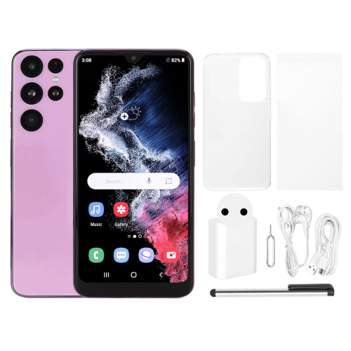Smartphone υψηλής ευκρίνειας, τηλέφωνο Android, οθόνη HD 6,3 ιντσών, αναγνώριση προσώπου,