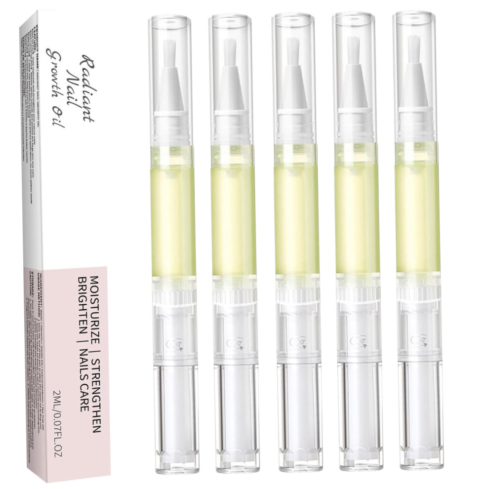 5PCS Cuticle Oil Pen Set for Nail Growth and , Fast Absorption, Strengthens Nails