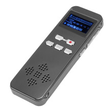 Digital Voice Recorder 8GB Stereo Dual-Mikrofon Geräuschreduzierung MP3 WAV