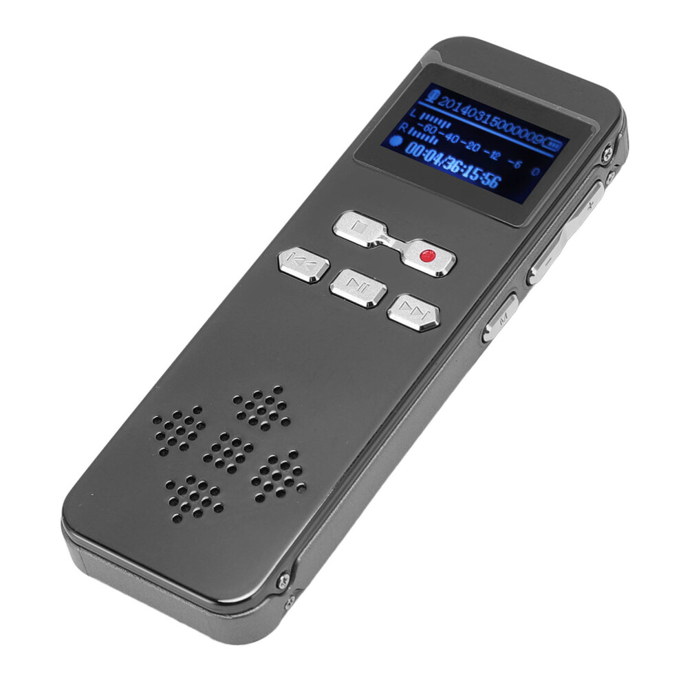 Digital Voice Recorder 8Gb Dual Mic Stereo Noise Reduction Mp3 & Wav 4041381342361