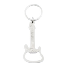 Kompakter Flaschenöffner in Gitarrenform aus Metall, Rocker-Barschlüssel für die Männerhöhle, Punk-Bieraccessoires mit