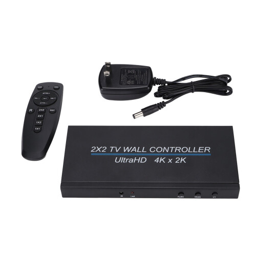 Ελεγκτής τοίχου βίντεο HDMI με 4 εξόδους και περιστρεφόμενες λειτουργίες οθόνης,