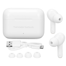 Écouteurs traducteurs pour les voyageurs du monde entier : son HD cristallin, design ergonomique et compatibilité universelle pour les réunions