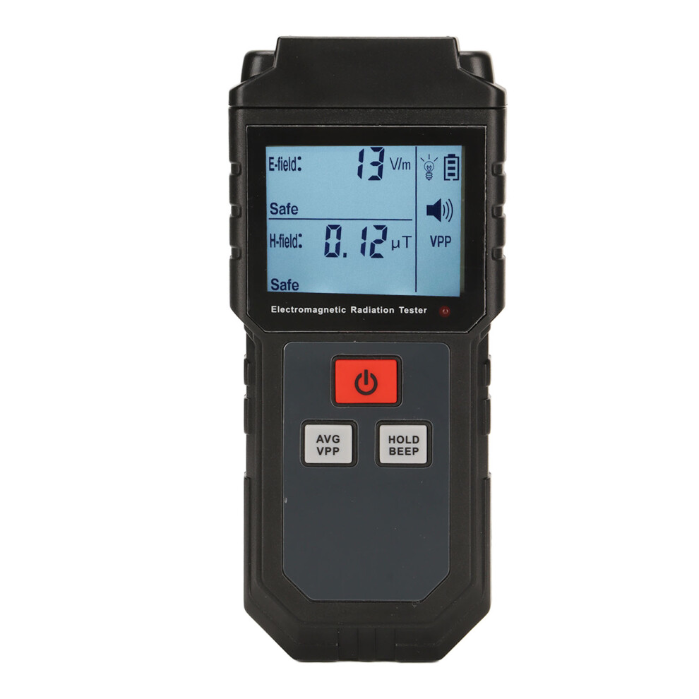 Advanced Emf Meter, Electromagnetic Radiation Detector For Reliable Tricolor Alarm Alerts, Mute Function & Illuminated Screen For Safe Home & Office E 9147006721261