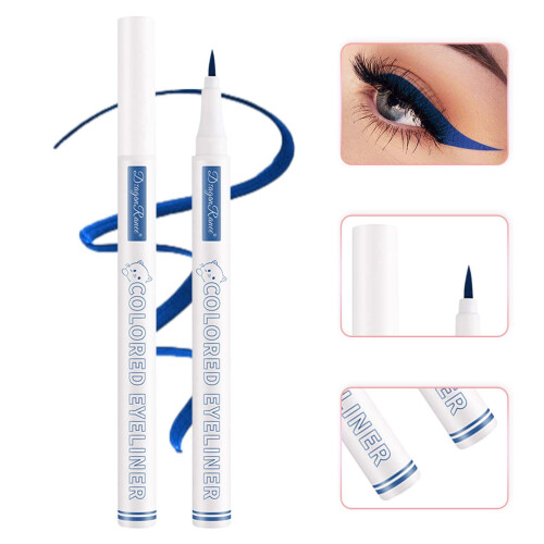 Liquid Eyeliner Pen Waterproof Quick Dry Smudge Proof for Precise Lines Beginners Gift 2