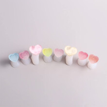 8pcs Soft Silicone Toe Separators Flower Design AntiSmudge Nail Art Spacers for Pedicure