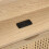 Double Bed with PE Rattan Drawer & LED Lighting 6