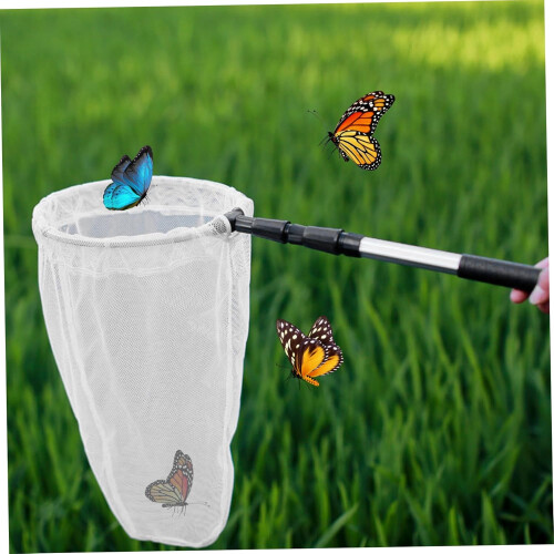 Butterfly Net Telescopic Bug Net with Adjustable Handle and Fine Mesh for Kids Insect Catching 2