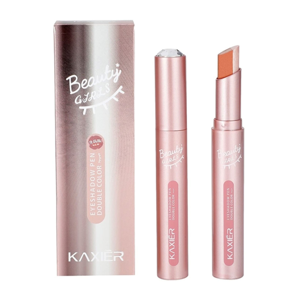 Cream Eyeshadow Stick Dual Color Glitter Gradient Long Lasting Shimmer For Women