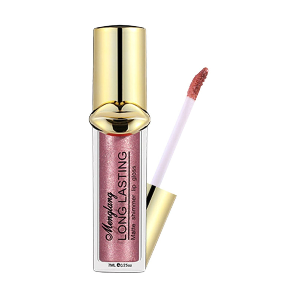 Long Lasting Liquid Lipstick with Velvet Finish and Moisturizing NonStick Lip Gloss 10ml