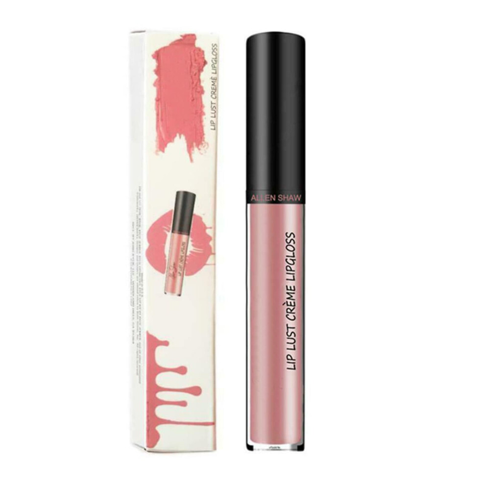 12 Color Waterproof Long Lasting Liquid Lipstick and Moisturizing Velvet Matte Lip Gloss (4#)