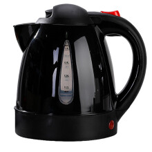 12V Car Electric Kettle 1L Stainless Steel Fast Heating Auto Off for Travel Camping Truck SUV Black