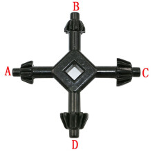 Universal 4Way Drill Chuck Key Wrench for Power Tools and Handheld Drilling Machines