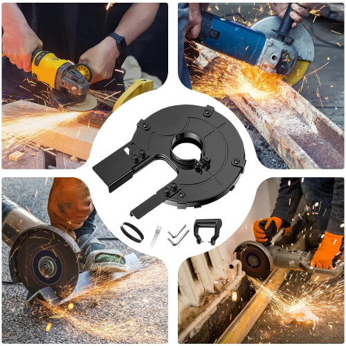 Angle Grinder Dust Shroud Guard Attachment for Cutting and Grinding in Workshop Construction 1