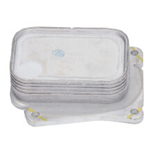 Aluminum Motorölkühler für Mercedes W203 W211 W204 Silber