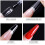 Coffin Fake Nails Clear Acrylic Press On Preshaped Tips 12 Sizes Durable Easy Shape 3