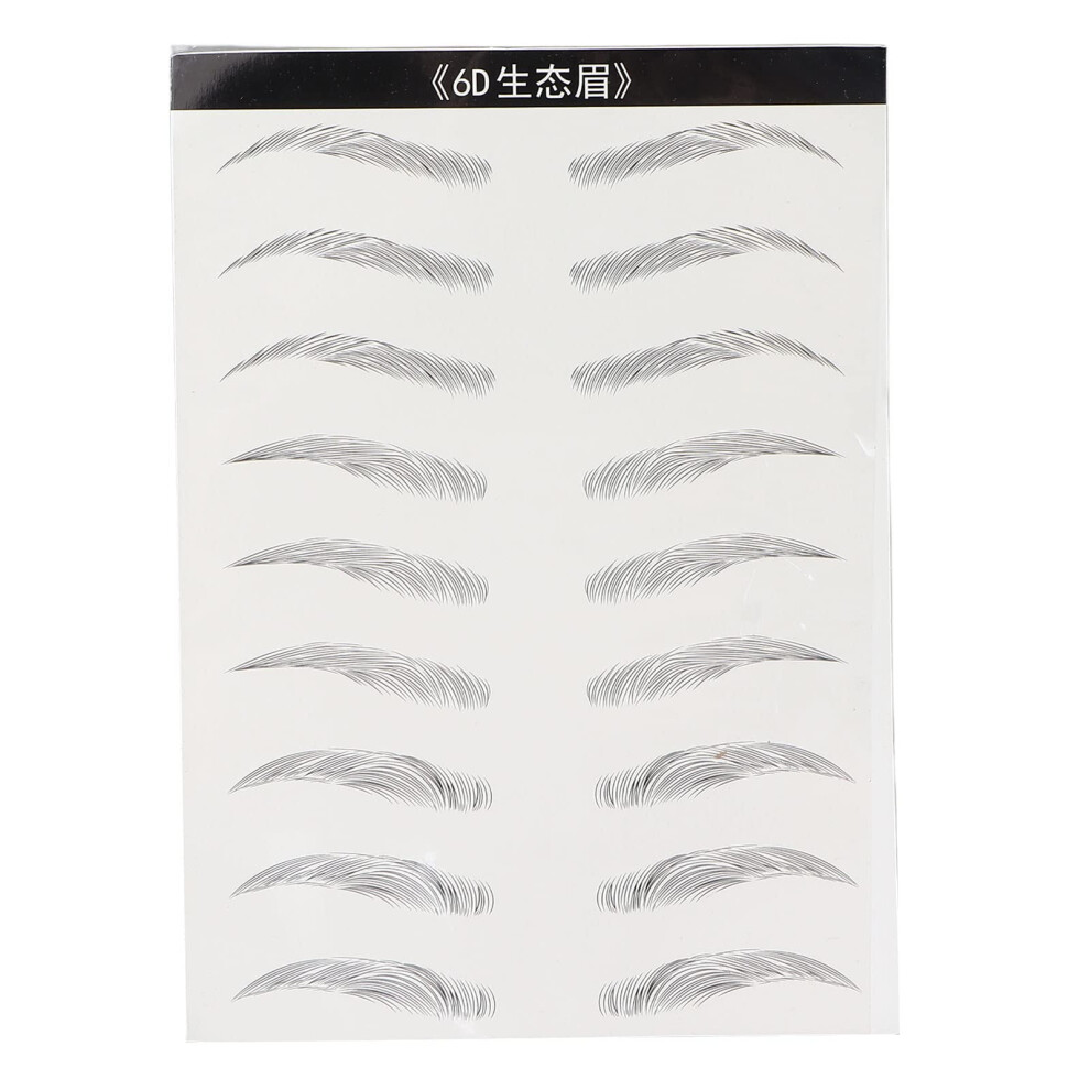 6D Eyebrow Tattoo Stickers Waterproof Natural Looking Temporary Eyebrow Tattoos 7 Days Wear (02)