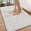 Imperial Rooms (White) 60x90cm Chenille Bath Mat- Water Absorbant Washroom Mat Extra Soft Mat 1