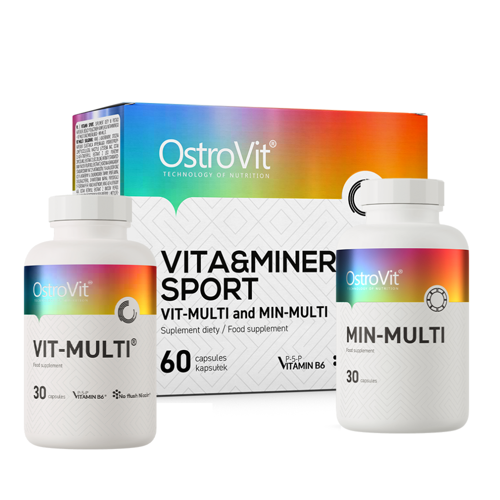 Ostrovit Vita&Minerals Sport 60 Capsules / Set Of Vitamins