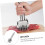 Stainless Steel Meat Tenderizer Tool with Sharp Needles for Steak and Pork Kitchen Prep 5