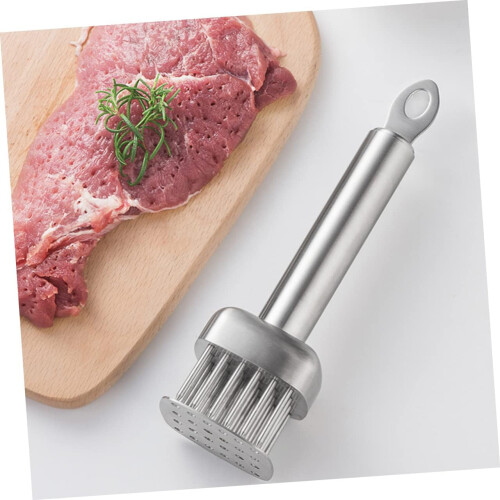 Stainless Steel Meat Tenderizer Tool with Sharp Needles for Steak and Pork Kitchen Prep 2