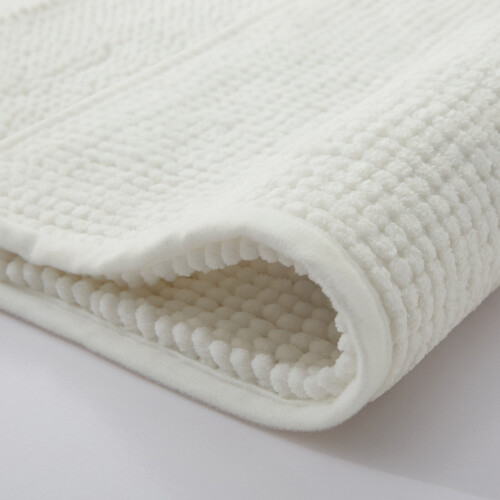 Imperial Rooms (White) 60x90cm Chenille Bath Mat- Water Absorbant Washroom Mat Extra Soft Mat 2