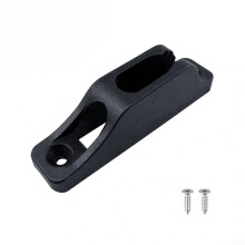 Nylon Rope Tensioner Cleat for Kayak and Yacht, Adjustable Sailing Rope Slide, Black