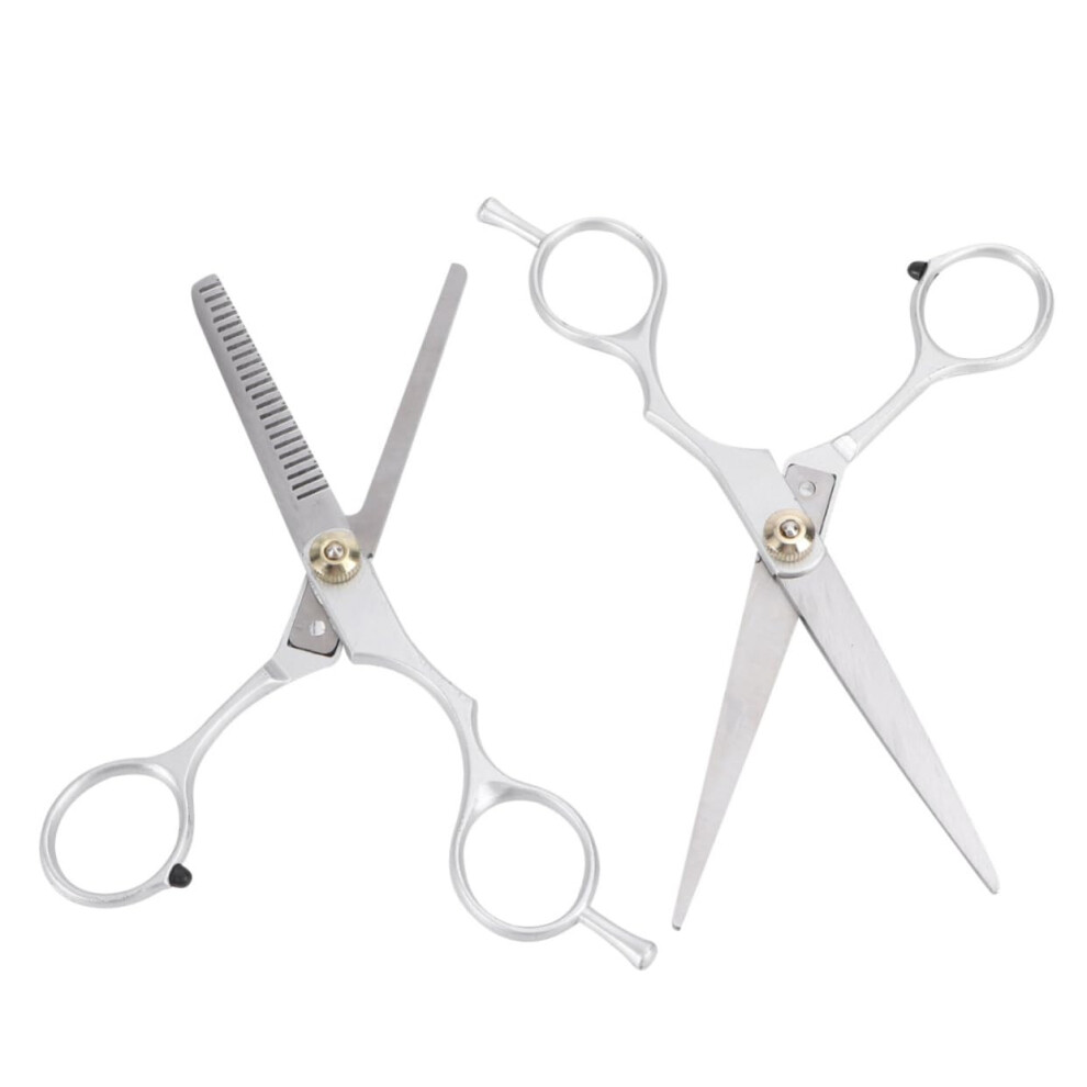 Professional Hair Cutting Scissors Set 5.5'' 6'' Barber Scissors with Thinning Shears