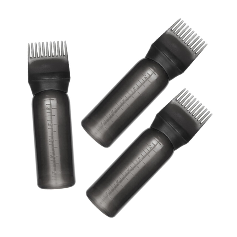 Hair Dye Applicator Bottle Set with Comb Tip, Precise Root Application, Reusable and Measured Scale