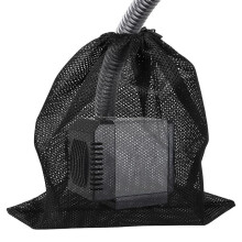Pond Pump Filter Mesh Bag 17.7'x17.7' Black Barrier Media for Outdoor Ponds and Pools