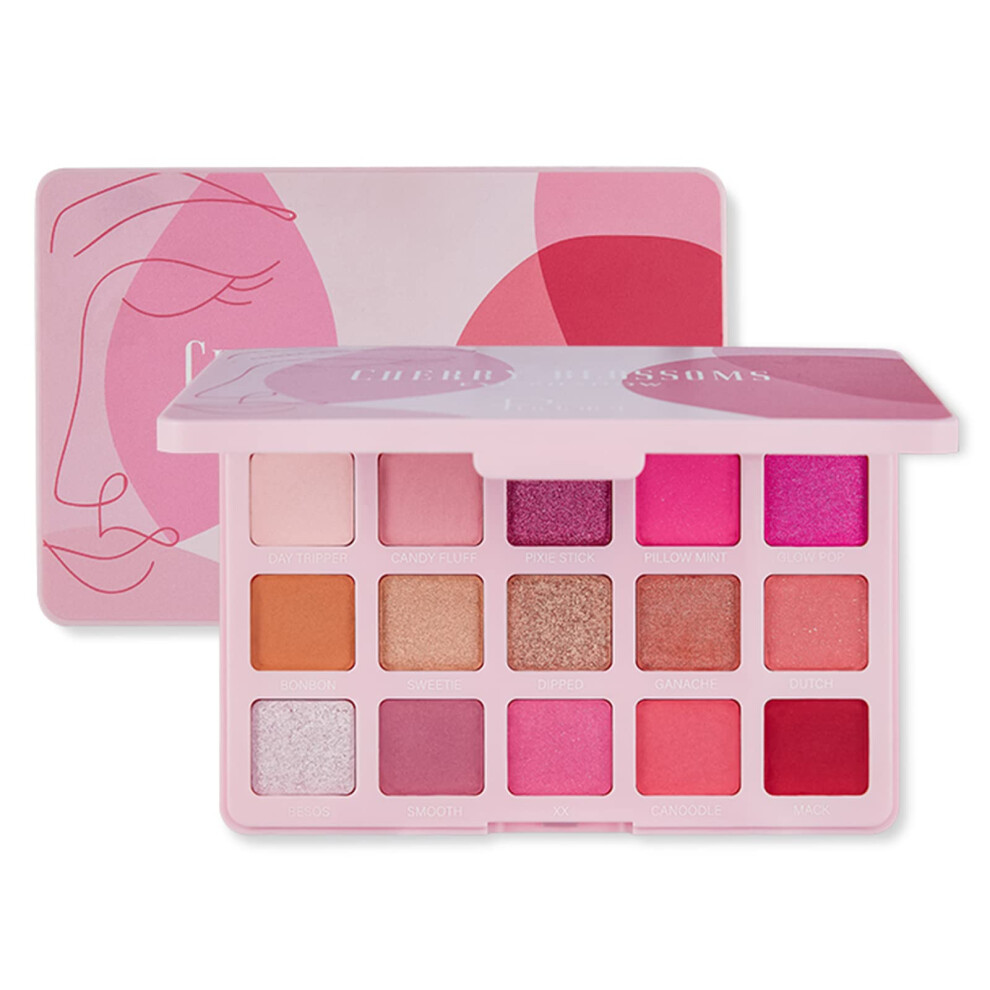 15 Color Eyeshadow Palette Nude Glitter Matte  Pigment Long Lasting Blendable Makeup Set