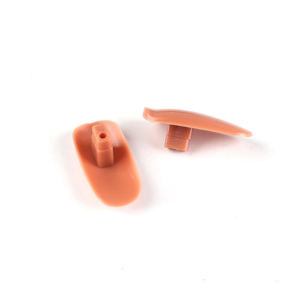 100pcs Fake Nail Tips for Practice Beginners Removable Reusable Training and Display Set