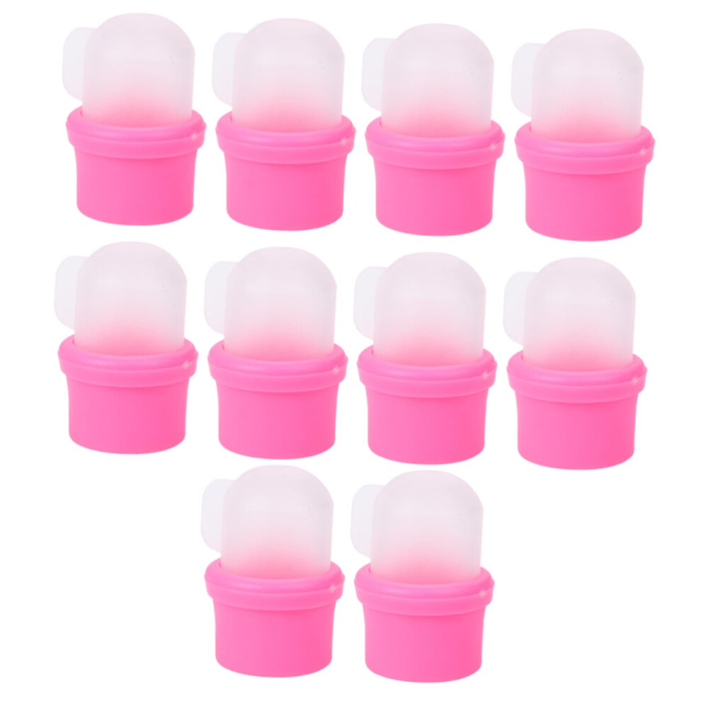 Nail Polish Remover Clips 10pcs Reusable Gel Nail Soak Off Caps for Acetone Removal Manicure