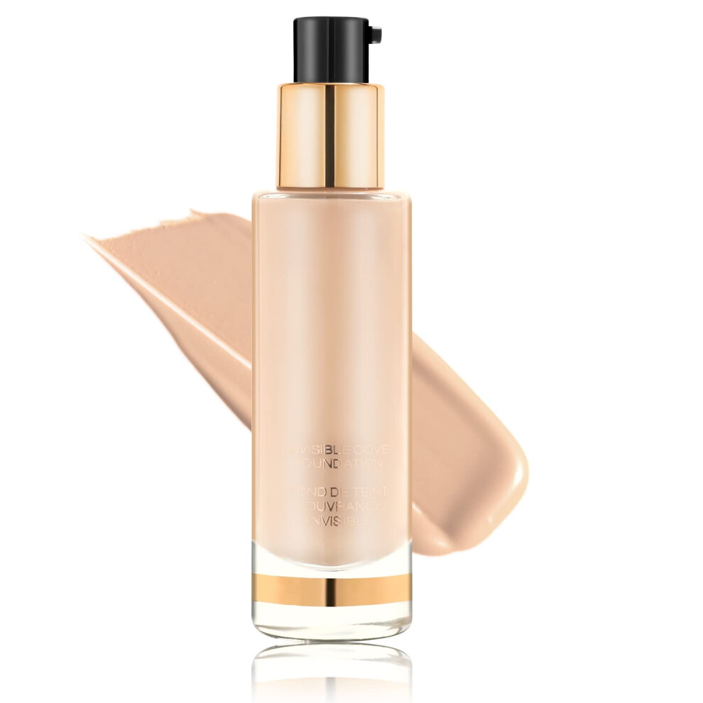 Full Coverage Foundation and Concealer 2 in 1 Longwear Moisturizing Makeup for Men and Women