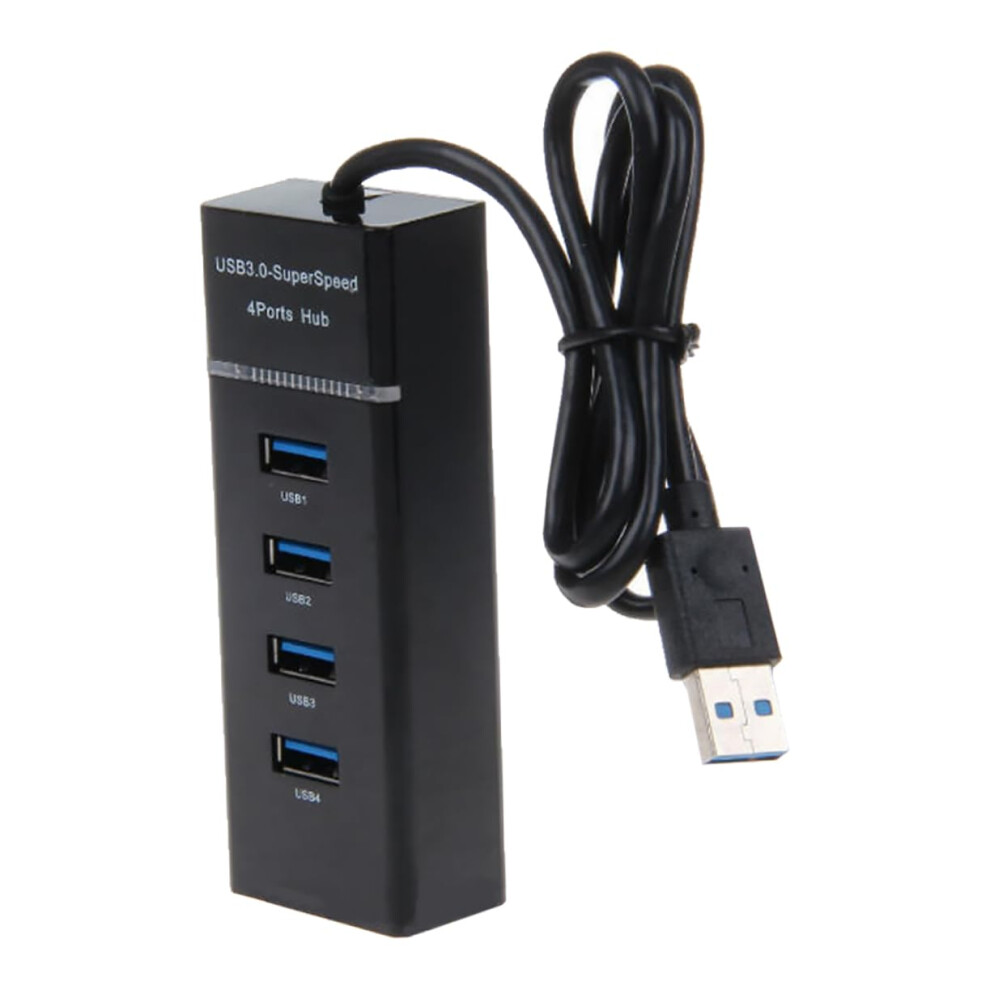 Usb Hub Adapter With Multiple Ports Powered Splitter For Laptop Pc Tablet Keyboard Mouse 9365369956506
