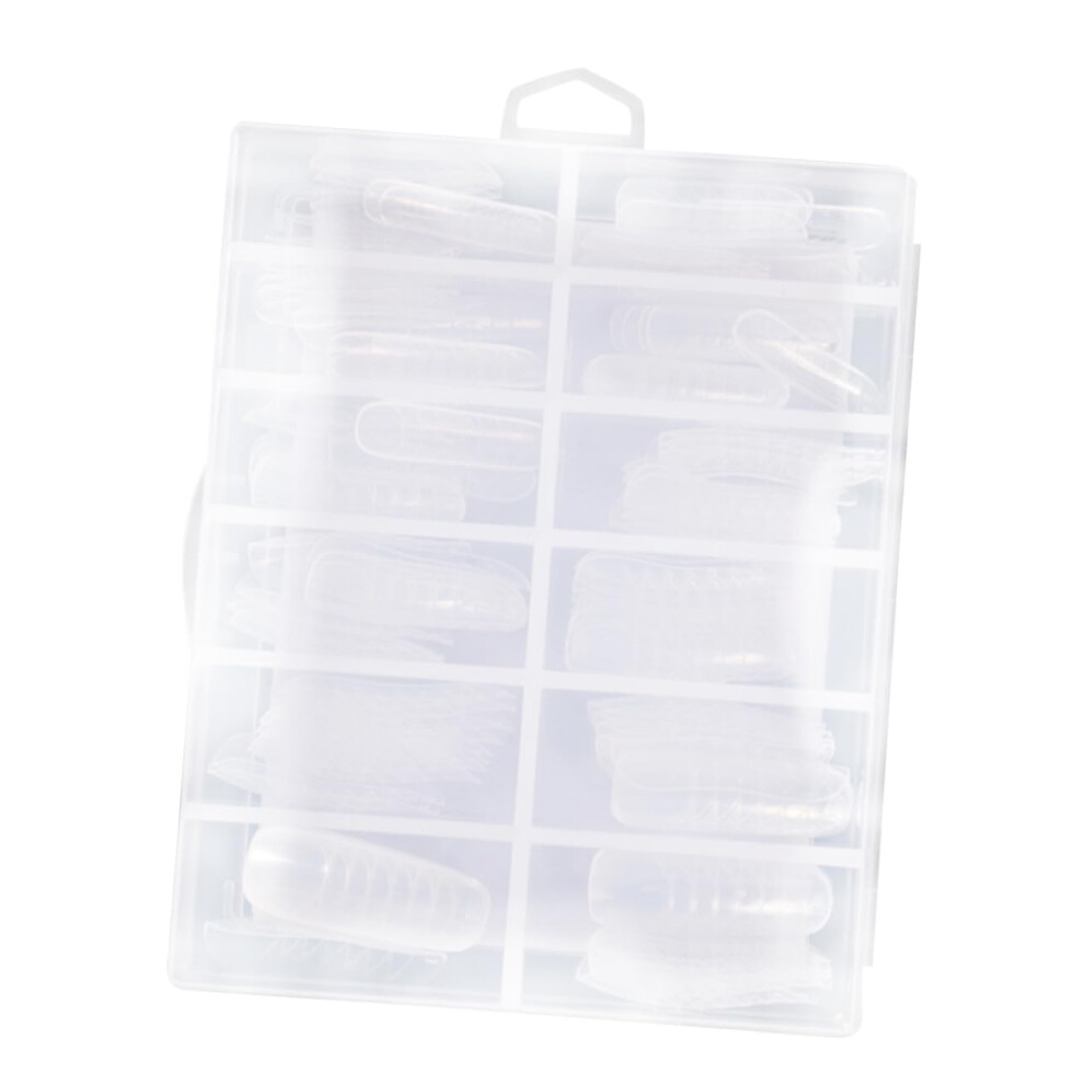 120pcs Clear Fake Nails for DIY Nail Art and French Manicure, Artificial Tips for Parties