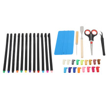 Ferramentas de desenho inovadoras para cores vibrantes e precisas, super fáceis de usar, perfeitas para artesanato e projetos criativos. Pacote