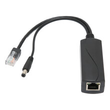 Plug and Play, protezione multipla: splitter PoE attivo conforme IEEE, convertitore Power Over Ethernet, compatibilità Ethernet per dispositivi di